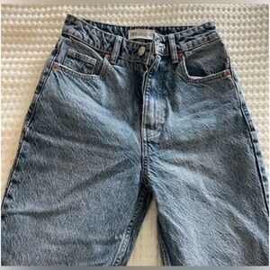Zara High Rise Mom Jeans
